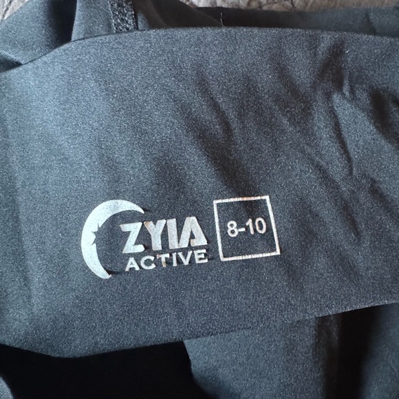 ZYIA Brown and Black Sports Bra & Leggings Set - Picture 6 of 7